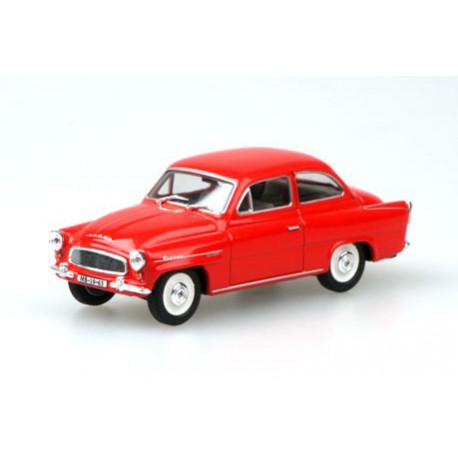 1963 Škoda Octavia − Světle červená (signální) − ABREX 1:43